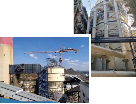 国家能源贵州福泉发电厂新建#1（660MW）脱硫装置安装