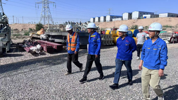 领导亲临指方向，筑牢项目安全墙